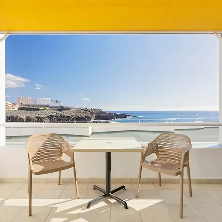 Beachfront 1br With Balcony, Pool & Parking Ancla By Aqua Vista Tenerife アパート