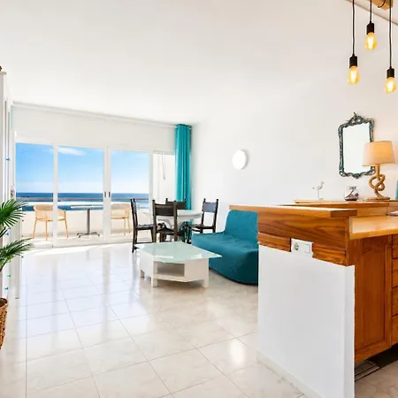 Beachfront 1br With Balcony, Pool & Parking Ancla By Aqua Vista Tenerife Apartment *