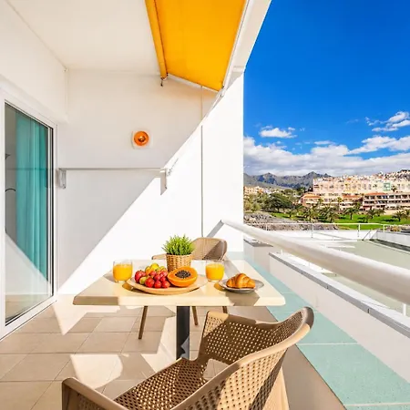 Beachfront 1br With Balcony, Pool & Parking Ancla By Aqua Vista Tenerife Apartment